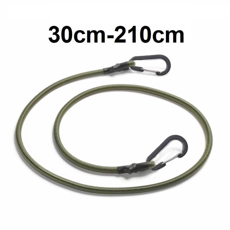 Car Accessories For Road Trip - 30-210cm 7mm Packing Ropes Elastic Bungee