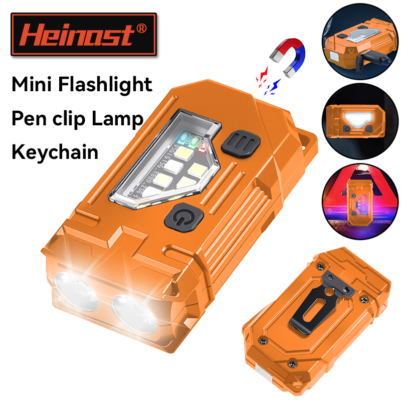 Led Headlight Bulbs - Mini Keychain EDC Flashlight Rechargeable Magnetic