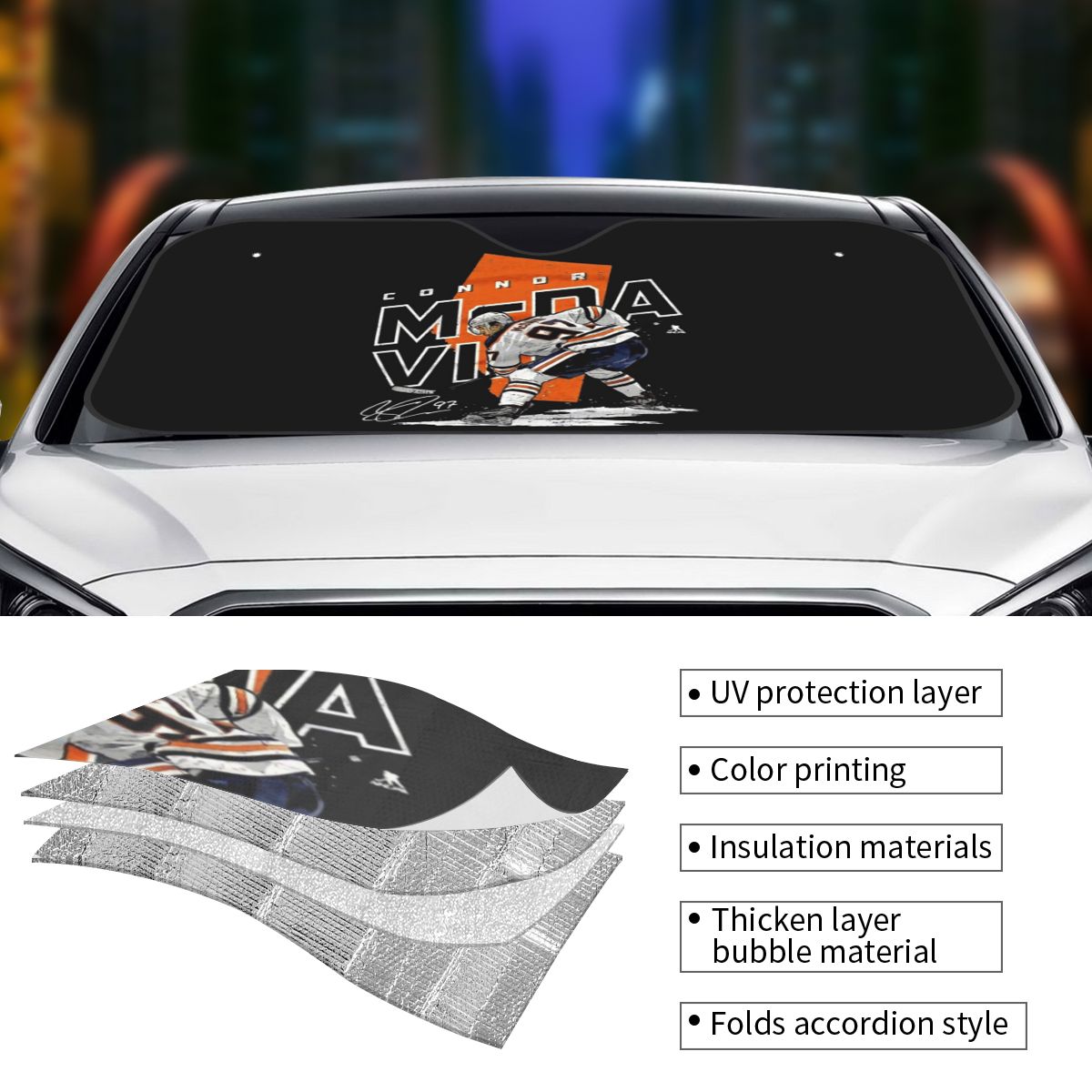 Connor McDavid 97 For Edmonton - Car Accessories Edmonton 评论和价格