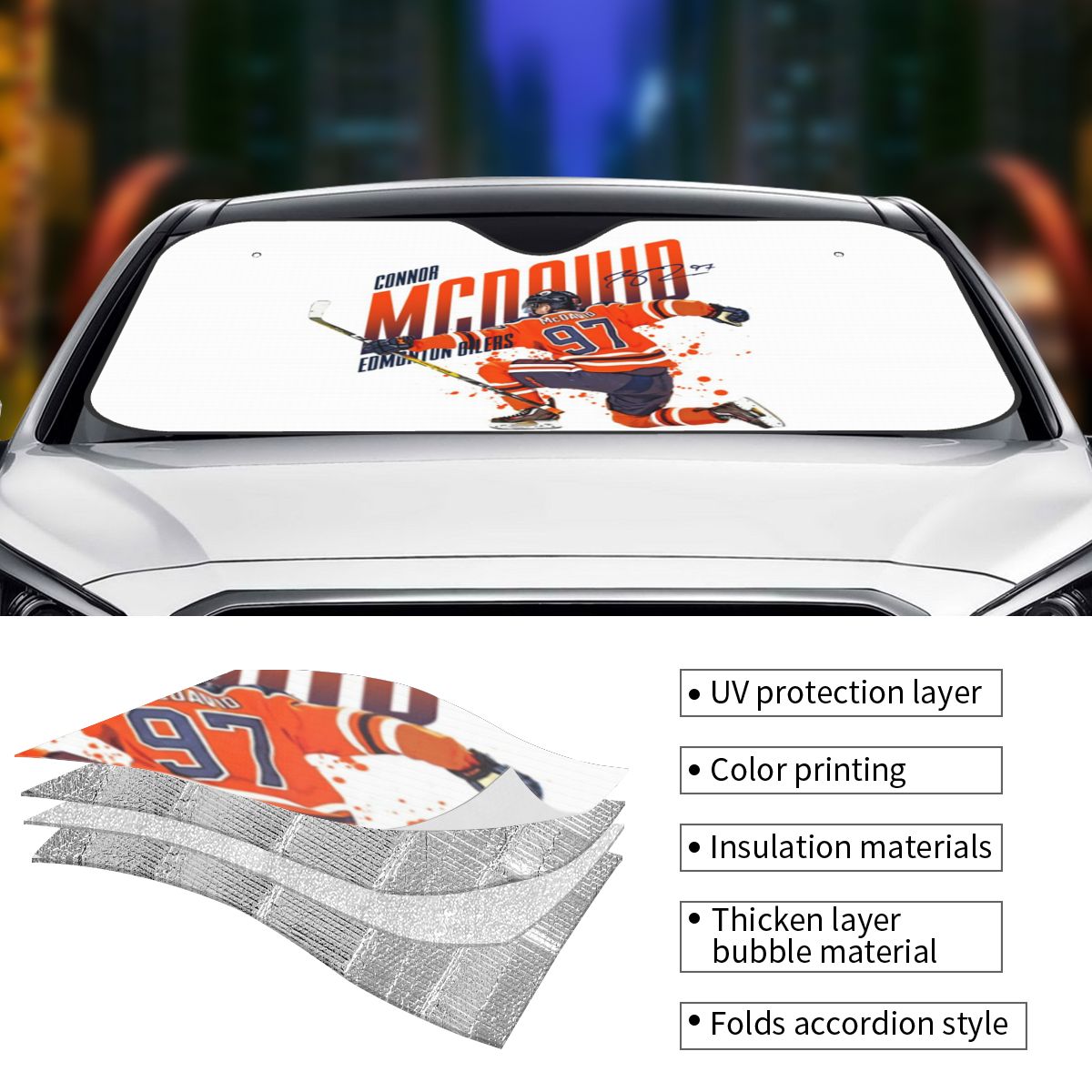 Connor McDavid 97 For Edmonton - Car Accessories Edmonton 评论和价格