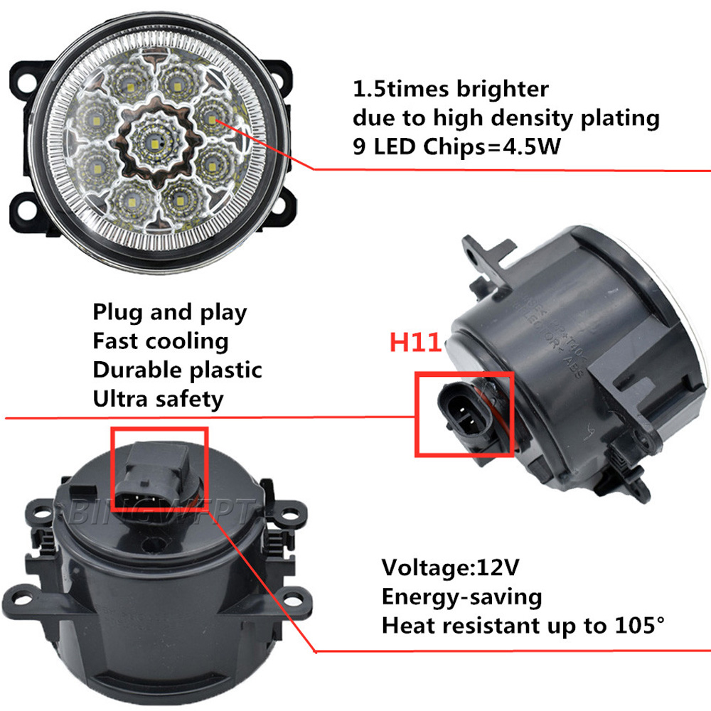 Car Fog Light Daytime Running  - Car Accessories For Road Trip 评论和价格