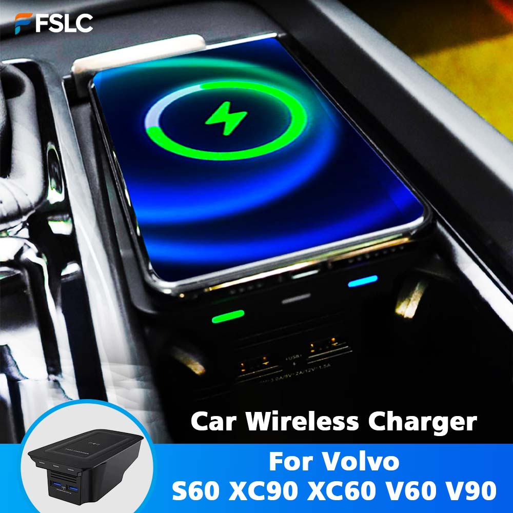 ⭐Genuine⭐ Car Wireless Charger - Volvo Car Accessories Xc90 评论和价格