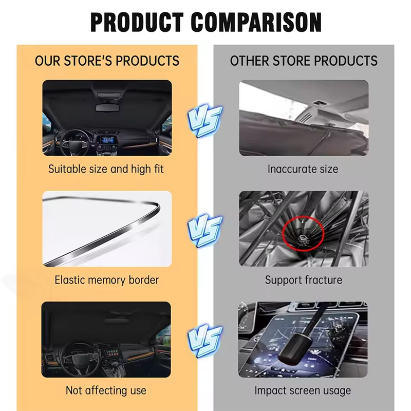 Foldable Front Windshield Sun  - Car Accessories Low Price 评论和价格