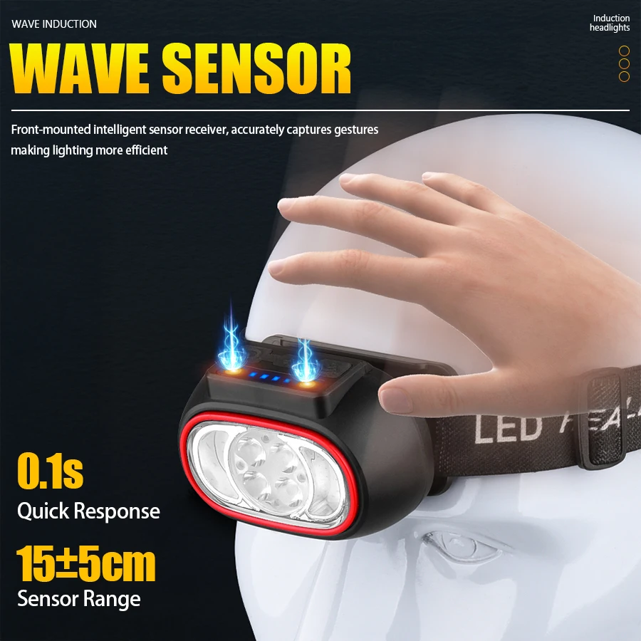 C2 Powerful 4 LED Sensor Headl - Led Headlight Bulbs 评论和价格