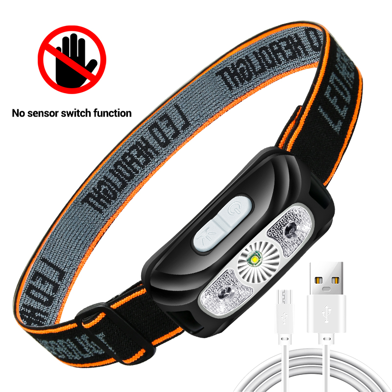 Rechargeable LED Sensor Headla - Led Headlight Bulbs 评论和价格