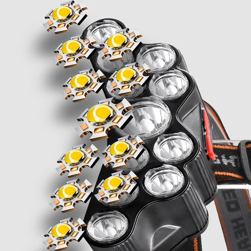 11 LED Headlamp Strong Light H - Led Headlight Bulbs 评论和价格