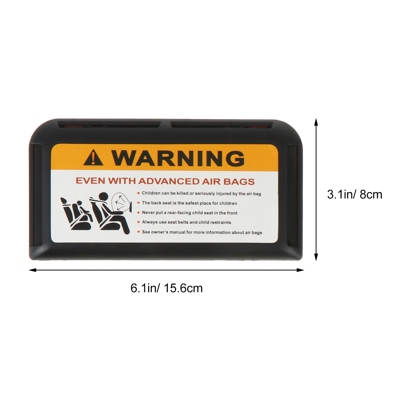 2Pcs Auto Sun Visor Cards Hold - Car Accessories Useful 评论和价格