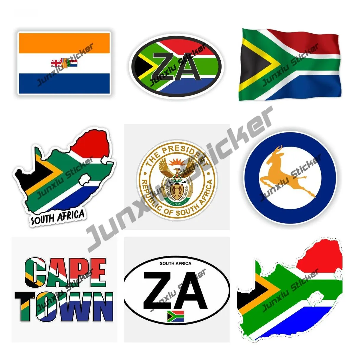 South Africa Map with Flag Vin - Car Accessories Cape Town 评论和价格
