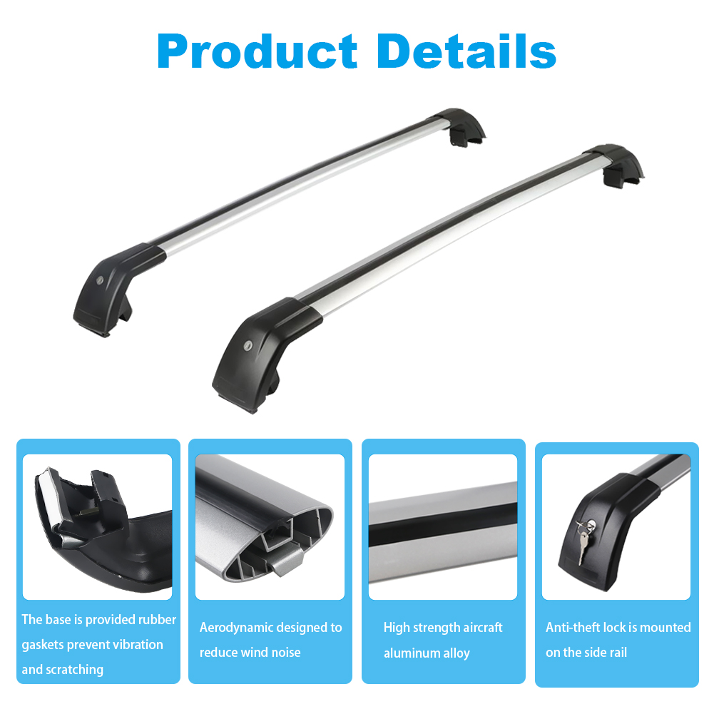 2Pcs Car Roof Rack for Volvo X - Car Roof Rack Cross Bar 评论和价格