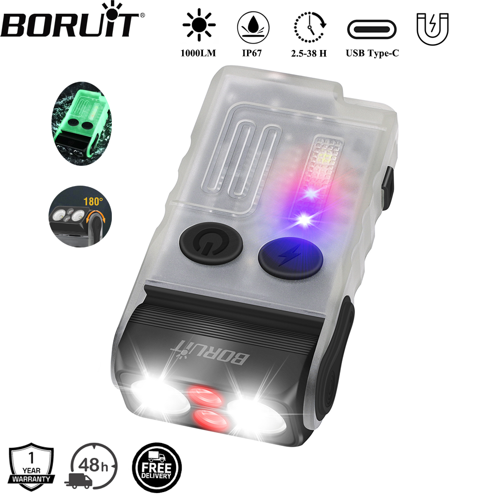 BORUiT V20 Buzzer EDC LED Keyc - Led Headlight Bulbs 评论和价格