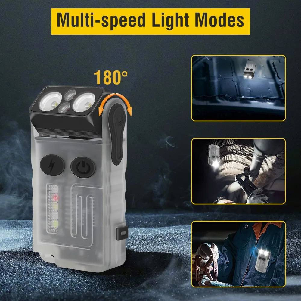 BORUiT V20 Buzzer EDC LED Keyc - Led Headlight Bulbs 评论和价格