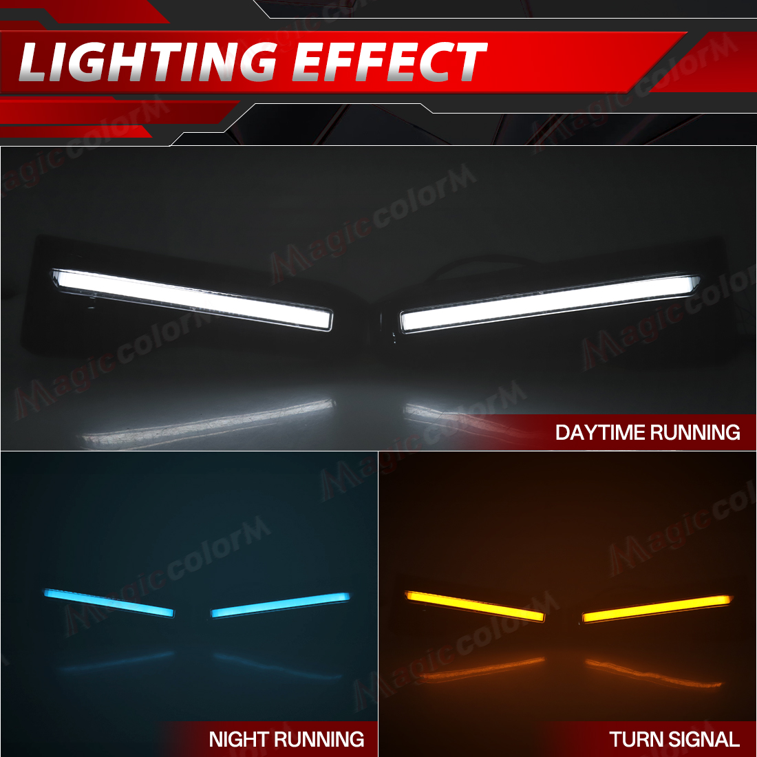 LED DRL Daylights For Toyota L - Car Accessories For Road Trip 评论和价格