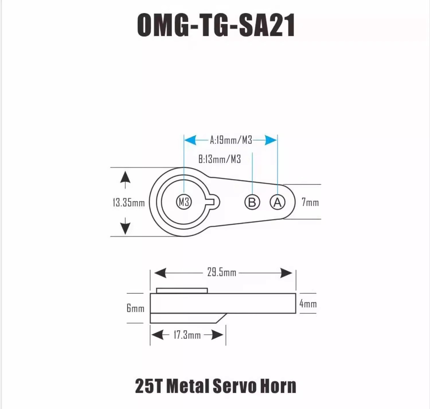 OmG New Product 25T Servo Arm  - Car Accessories Omg 评论和价格
