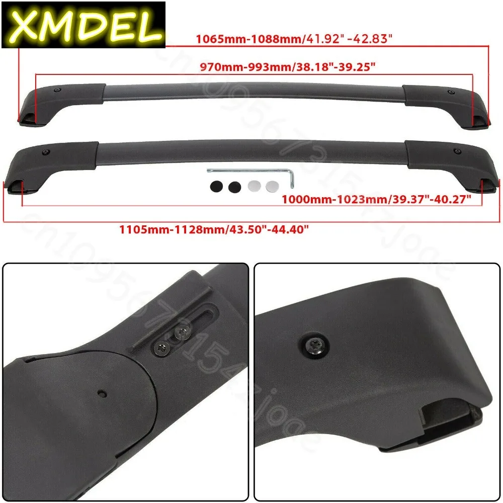 car styling 2pcs Black Roof Ra - Car Roof Rack Cross Bar 评论和价格