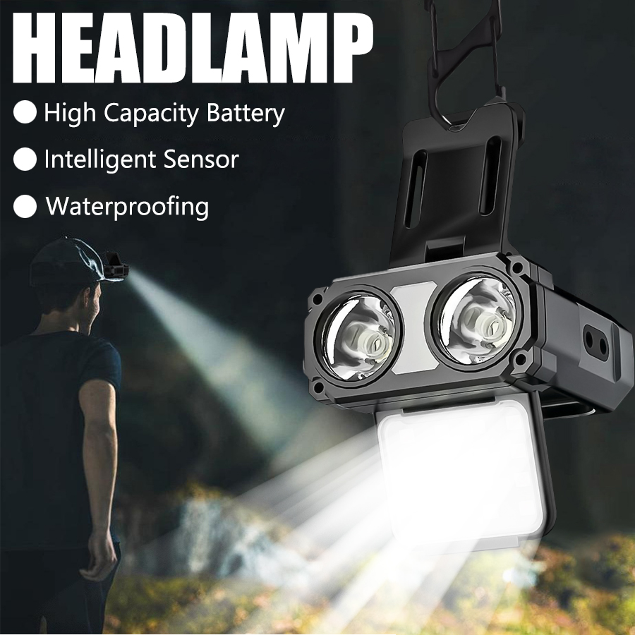 Sensor COB LED Headlamp Cap Cl - Led Headlight Bulbs 评论和价格