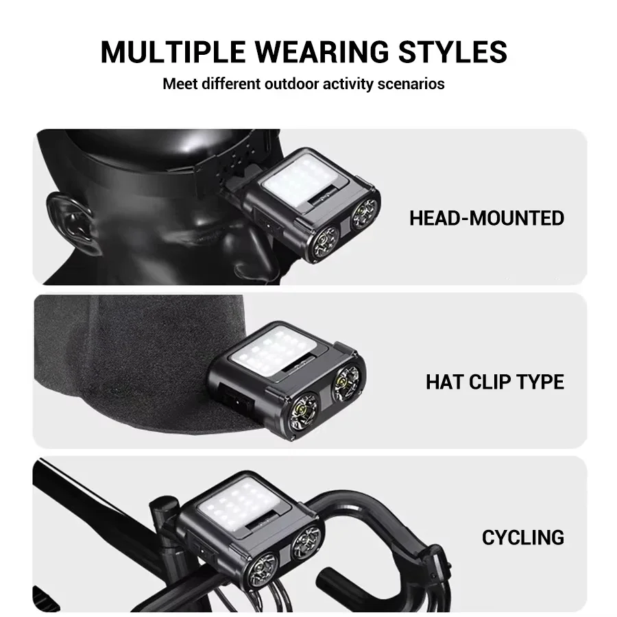 Sensor COB LED Headlamp Cap Cl - Led Headlight Bulbs 评论和价格