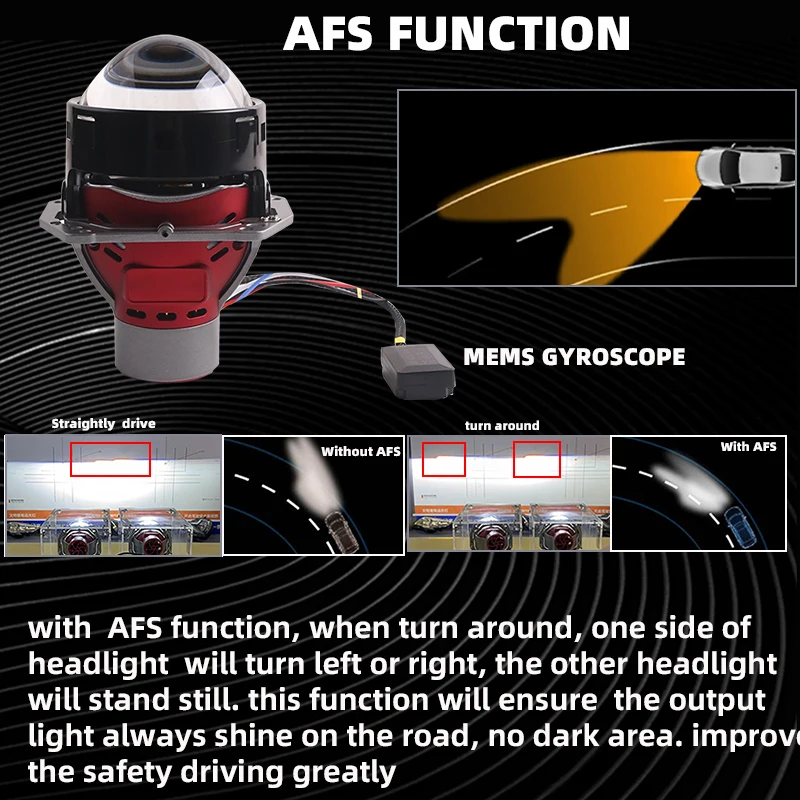 SANVI AFS Bi Led Lens 3.0 Inch - Car Accessories Low Price 评论和价格
