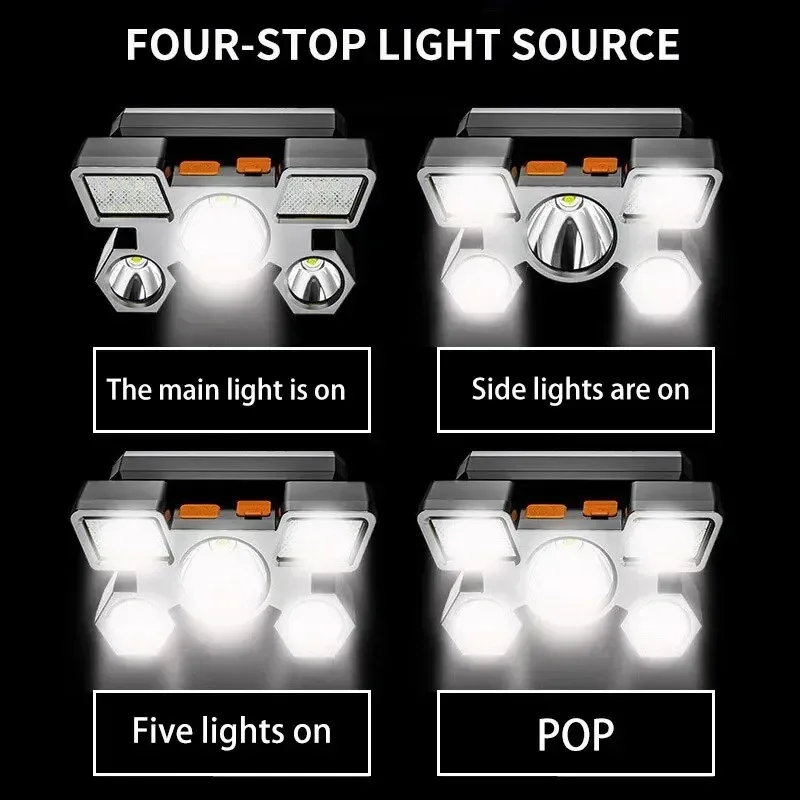 5 LED Flashlight Rechargeable  - Led Headlight Bulbs 评论和价格