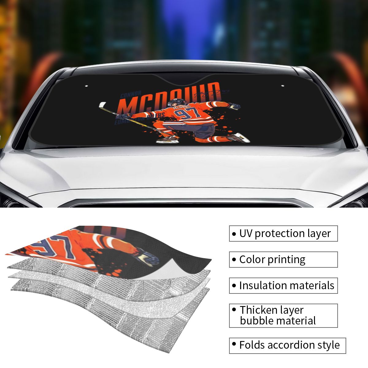 Connor McDavid 97 For Edmonton - Car Accessories Edmonton 评论和价格