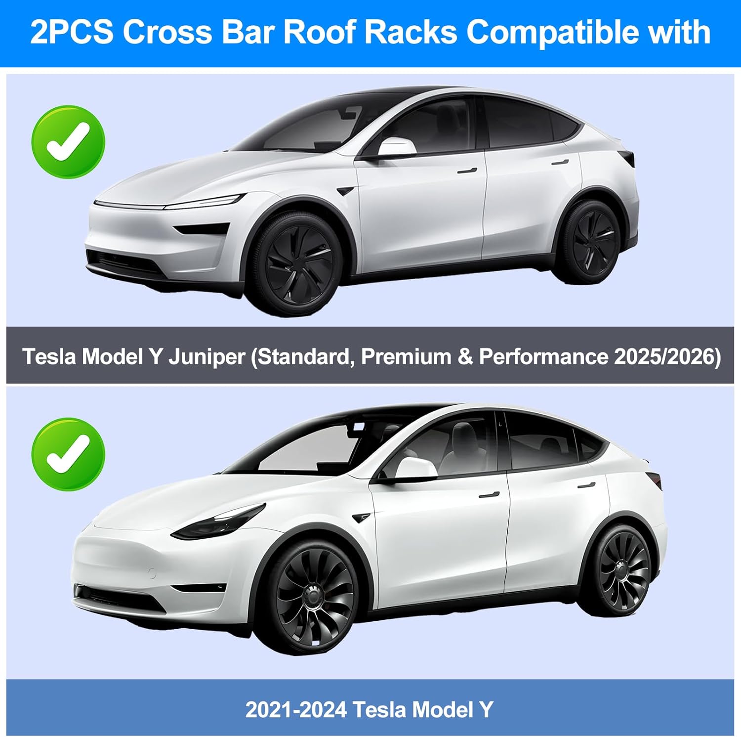 For Tesla Model Y Juniper Roof - Car Roof Rack Cross Bar 评论和价格