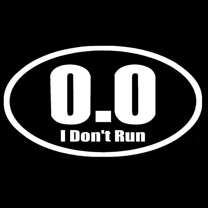 New Design 0.0 I Don't Run Adh - Car Accessories For Road Trip 评论和价格