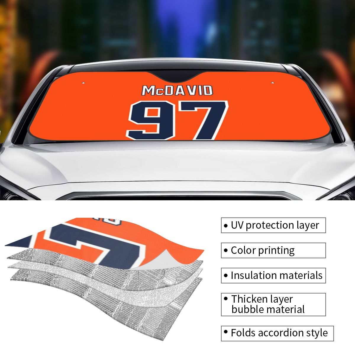 Connor McDavid 97 For Edmonton - Car Accessories Edmonton 评论和价格